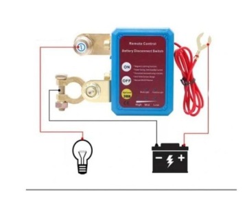 ВЫКЛЮЧАТЕЛЬ ПИТАНИЯ HEBEL АВТОМОБИЛЬНЫЙ АККУМУЛЯТОР 12V 200A ДЛЯ 2X ПУЛЬТА ДИСТАНЦИОННОГО УПРАВЛЕНИЯ