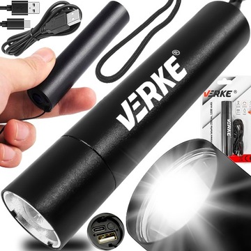 LAMPKA WARSZTATOWA ROBOCZA LED LATARKA AKUMULATOROWA KIESZONKOWA MAŁA USB