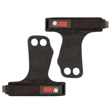 Skórki uchwyty gimnastyczne skórzane 2-otworowe Grips XL Gorilla Wear USA