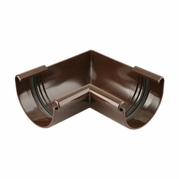 MARLEY NAROŻNIK ŁUK WEWNĘTRZNY 125MM BRĄZ RAL 8017