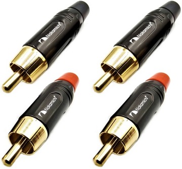 WTYKI RCA CINCH NAKAMICHI MIEDZIANY PIN OFC 4szt