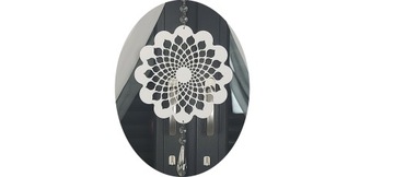 GIRLANDA ZAWIESZKA AŻUR PIĘKNA OZDOBA DO OKNA 80 CM ORNAMENT 1 +KRYSZTAŁEK