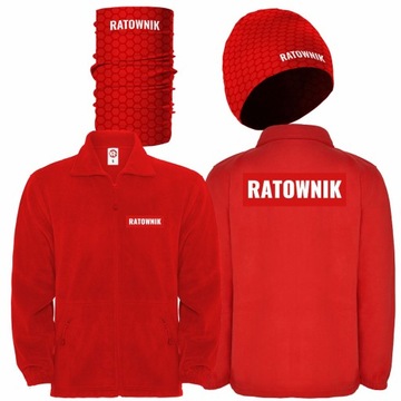 POLAR WOPR RATOWNIK CZAPKA termo KOMIN BLUZA wodny