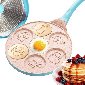 INDUKCJA Patelnia do NALEŚNIKÓW placków PANCAKES jajek ŚMIESZNE ZWIERZĄTKA