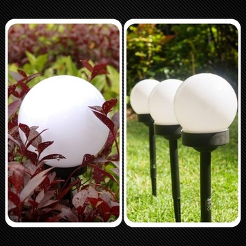 4x СОЛНЕЧНАЯ САДОВАЯ ЛАМПА STRONG WHITE LED BALL XXL РАЗМЕЩЕННЫЕ ЛАМПЫ ДЛЯ САДА