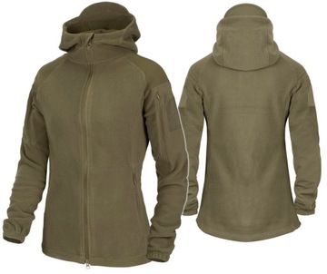 Polar Helikon Womens Cumulus Heavy Fleece Jacket - Taiga Green L