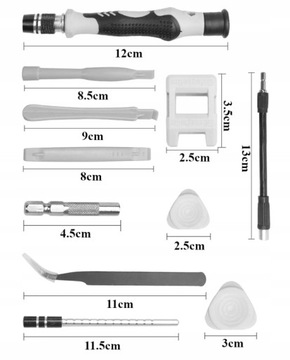 НАБОР ИНСТРУМЕНТОВ ДЛЯ РЕМОНТА ТЕЛЕФОНОВ И ПЛАНШЕТОВ