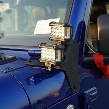 MOCOWANIE LAMPY PODSZYBIE WRANGLER JL GLADIATOR
