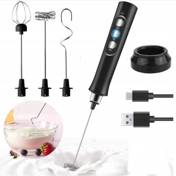 ЭЛЕКТРИЧЕСКИЙ Вспениватель молока, кофемолка, миксер