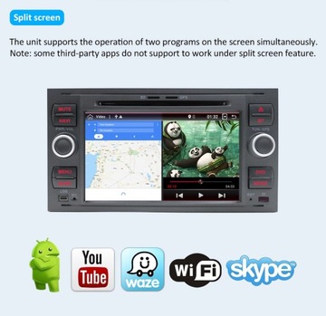 Радио Android 12 DVD GPS FORD Mondeo Focus Kuga PL