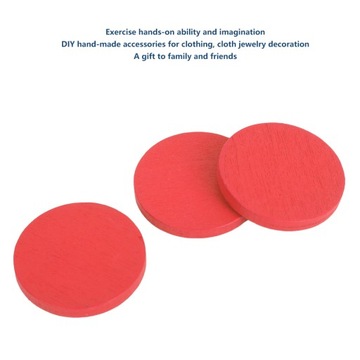 50 шт. Деревянные диски развивающие игрушки для детей рукоделие РР