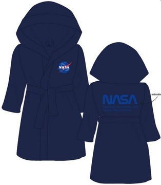 Szlafrok dziecięcy z kapturem NASA