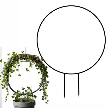 Stelaż podpórka do roślin kwiatów okrąg koło drabinka pergola 28cm