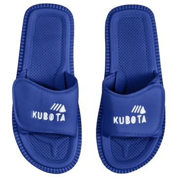 PIANKOWE KLAPKI KUBOTA 45 NIEBIESKIE MĘSKIE LEKKIE KLAPKI RZEP LETNIE 45