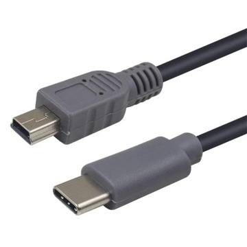 Kabel USB 3.1 USB-C typ C do Mini USB 1M