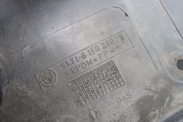 8150290 BMW E38 PODBĚH PRAVÉ PŘEDNÍ VÝKLENEK KOLA KRYT PRAVÁ