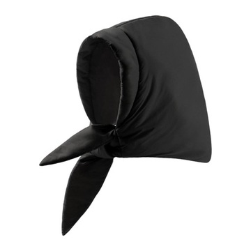 Winter Fashion Quilted Headscarf, Warm B Black
