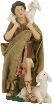 Pasterz z owcami w ubraniu z mat., do figur 13cm