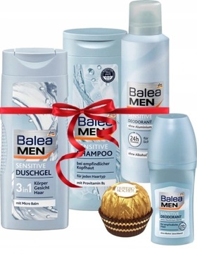 BALEA MEN SENSITIVE ZESTAW KOSMETYKÓW NA PREZENT DLA MĘŻCZYZNY