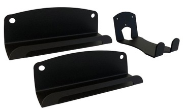 ВЕШАЛКА ДЛЯ ВЕЛОСИПЕДА НА КРЮЧКЕ ДЛЯ ПЕДАЛИ С ЗАЩИТОЙ С ЛЕНТОЙ, ЧЕРНАЯ ПРОЧНАЯ ПОЛИРОВКА