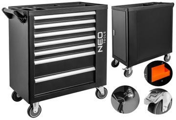 NEO 84-217 ИНСТРУМЕНТАЛЬНЫЙ ШКАФ С 7 ЯЩИКАМИ PRO МАСТЕРСКАЯ