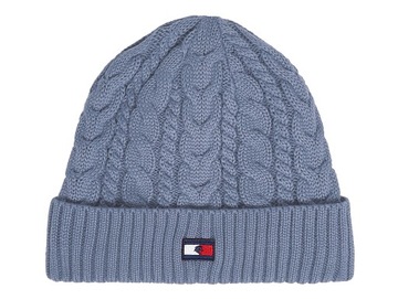 Czapka Tommy Hilfiger WOMEN SPORT BEANIE MOONSTONE OCIEPLANA