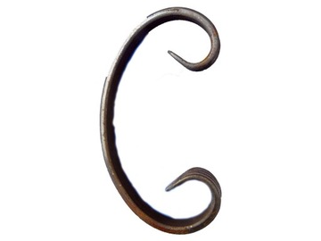 Element kuty cetka C 120 12x6 wyroby kute