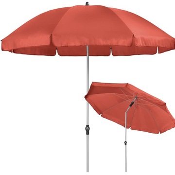 PARASOL OGRODOWY na balkon DUŻY składany do ogrodu Doppler 200cm Terracotta