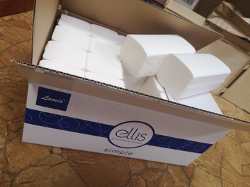 Полотенца бумажные Ellis целлюлозные БЕЛЫЕ 200 шт.