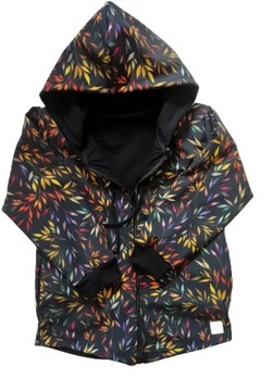 Kurtka softshell kolorowe gałązki rozmiar 146