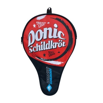 Pokrowiec na Paletkę Rakietkę do Tenisa Stołowego DONIC Trendline-Czerwony