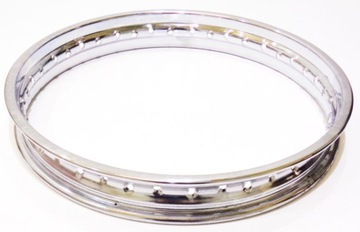 OBRĘCZ FELGA CHROM 19x1,85 40 OTW. JUNAK M10 MCN