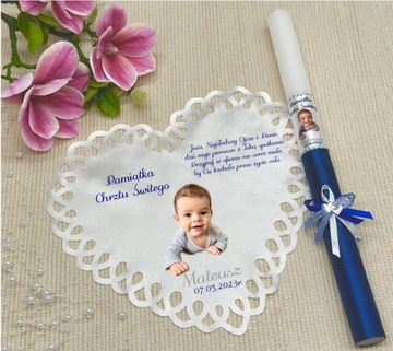 СВЕЧА И КРЕСТАЛЬНАЯ ОДЕЖДА НА КРЕЩЕНИЕ ФОТО НАИМЕНОВАНИЕ