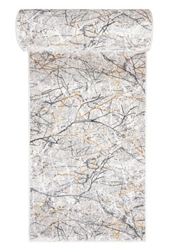 Chodnik GOLDEN NA40S Cream Dwupoziomowy Połysk Nowoczesny szer. 70cm