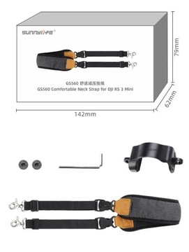 Uchwyt Mocowanie Smycz na szyję dla Gimbala DJI RS 3 MINI (RO-GS56)