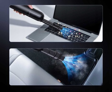 АККУМУЛЯТОРНЫЙ ПЫЛЕСОС BASEUS ДЛЯ АВТОМОБИЛЯ 4000ПА С HEPA-ФИЛЬТРОМ USB-C