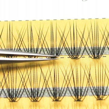 Nesura Eyelashes C 0.07 14мм Шелковые ресницы в пучках 60шт