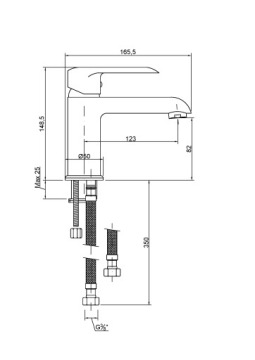 ЧЕРНАЯ РАКОВИНА SIROS INVENA FACTURES С КРЫШКОЙ