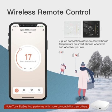 Светодиодный термостат WIFI Газовый/водонагреватель GA *10