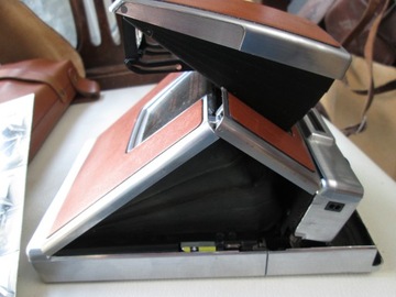 Наземная камера Polaroid SX-70 МЕТАЛЛИЧЕСКИЙ КОРИЧНЕВЫЙ ФУНКЦИОНАЛЬНЫЙ