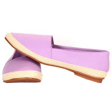 BUTY DAMSKIE ESPADRYLE TRAMPKI PŁASKIE TENISÓWKI