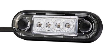 КРАСНЫЙ СВЕТОДИОДНЫЙ ГАБАРИТНЫЙ ФОНАРЬ 4 ДИОДА