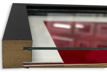 Ramka na medale zdjęcie 3D Czarna numizmaty box