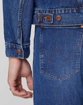 WRANGLER 124MJ MĘSKA KURTKA JEANSOWA JEANS L