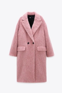 wełniany płaszcz z limitowanej edycji Zara M