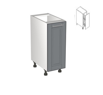 SZAFKA KUCHENNA DOLNA CARGO 15cm BIANCA DWM-15