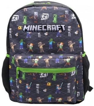 Plecak szkolny gamingowy Minecraft duży A4 Jacob