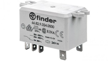 Реле промышленное 2Z 30A 24V DC, панельное,