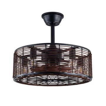 18,5 calowa lampa wisząca wentylatora E27x4