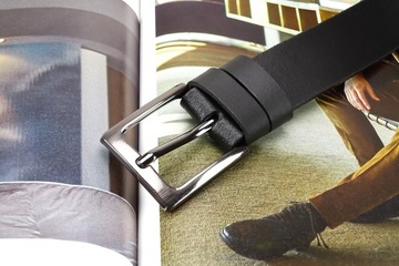 РЕМЕНЬ КОЖАНЫЙ МУЖСКОЙ GRACIO ДЛЯ БРЮК, КОЖА, ДЛИНА РЕМЕНЯ 110 СМ, ПОДАРОК